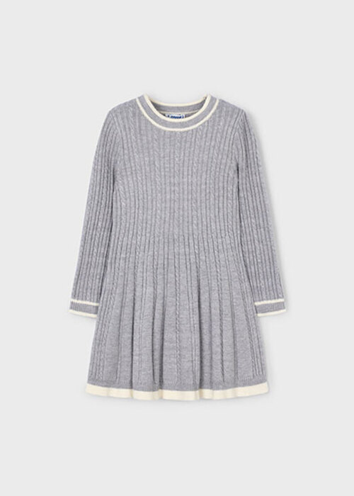  グレーニットワンピース