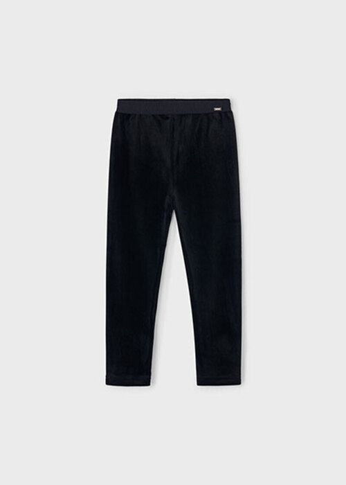  黒ベロアパンツ