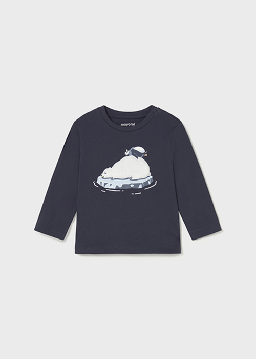 紺ペンギン&シロクマTシャツ