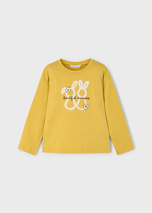  イエロー うさぎ Tシャツ