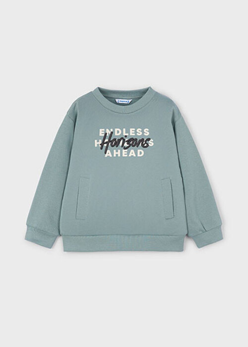  グリーンロゴトレーナー