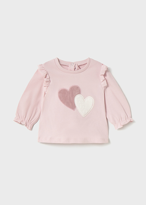  ピンク ハートTシャツ