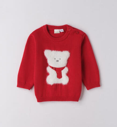  赤 くま セーター