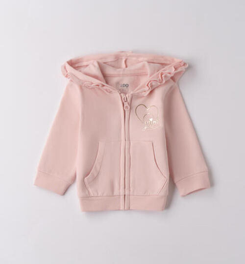  ピンクフリルパーカー