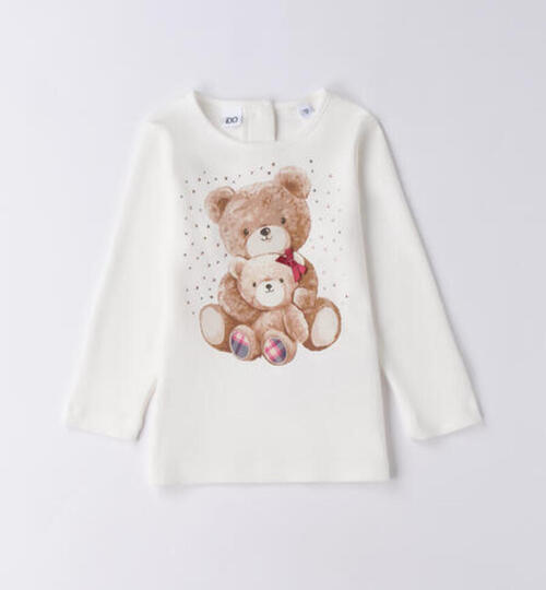  白 テディベア Tシャツ